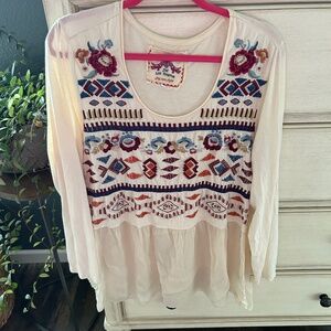 Johnny Was Women’s Top Size 1x